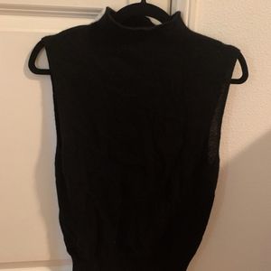 360 Cashmere Amis Mock Neck Sleeveless Blouse
